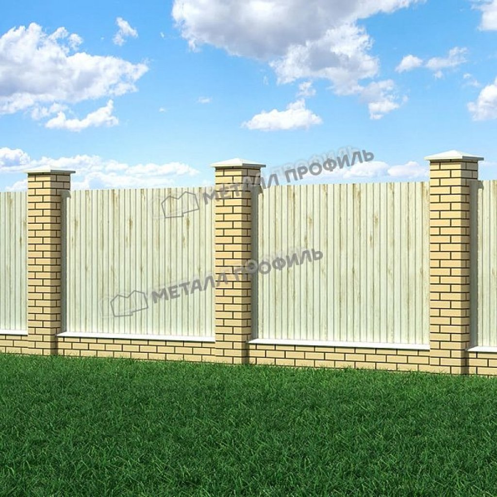 Профлист МП10 A ECOSTEEL MA-01 0.5 RAL белёный дуб