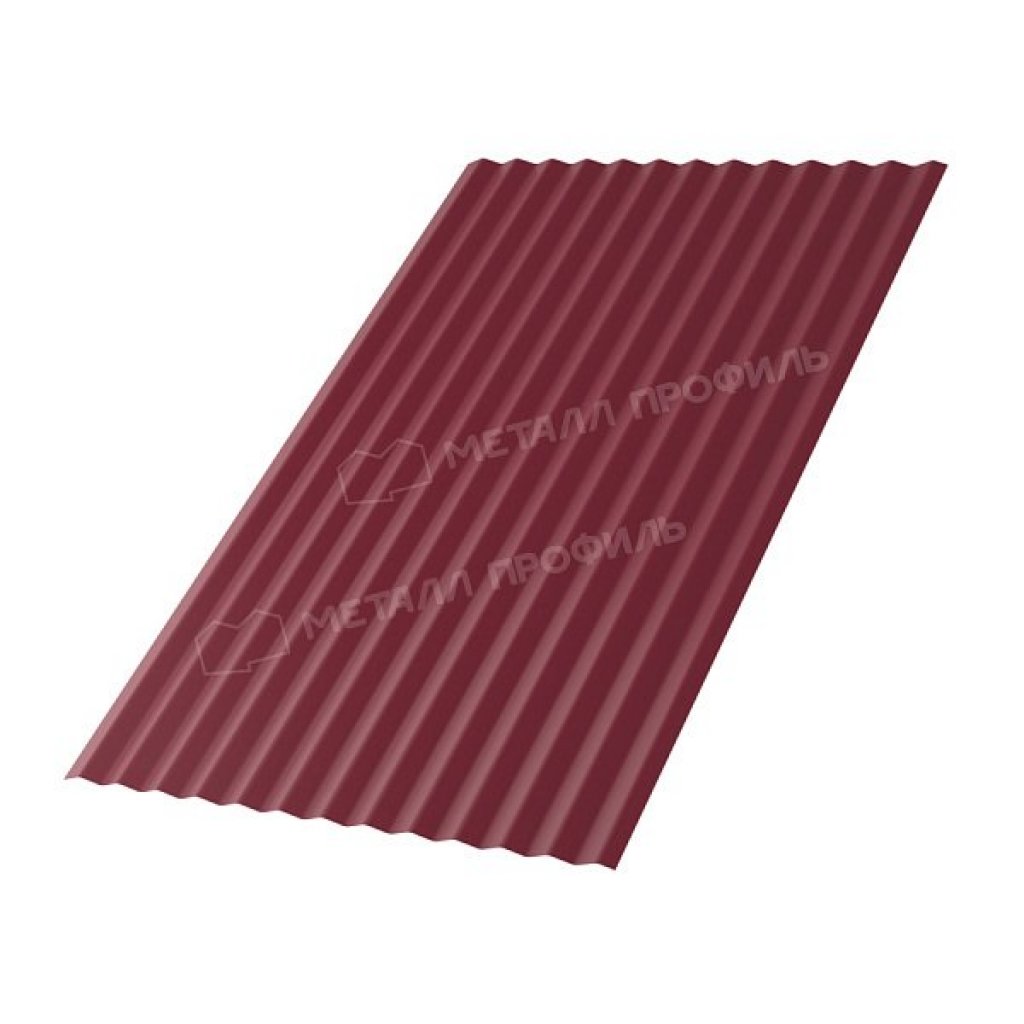 Профлист МП18 A Полиэстер-01 0.65 RAL 3005 красное вино
