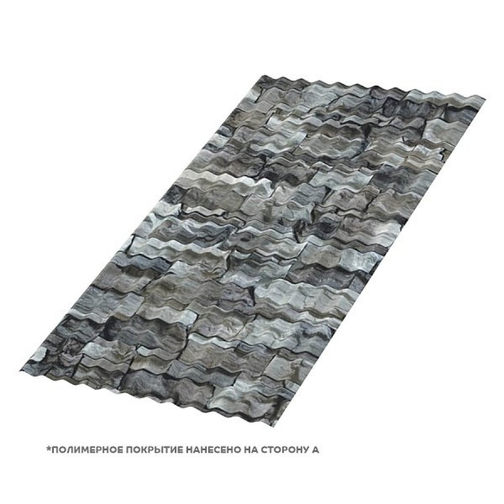 Профлист МП18 B ECOSTEEL-01 0.5 RAL белый камень