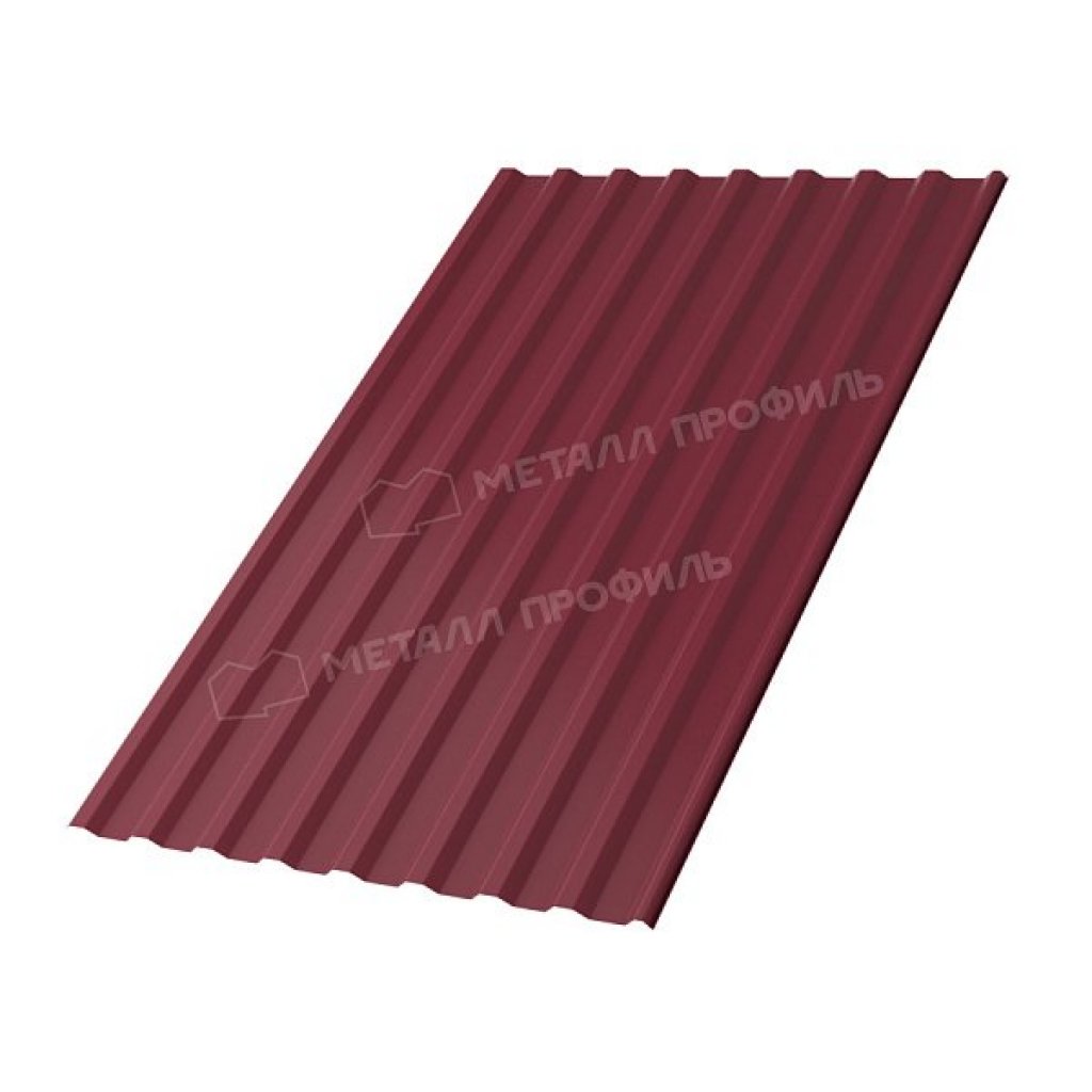 Профлист МП20 0.Полиэстер-01 RAL 3005 красное вино