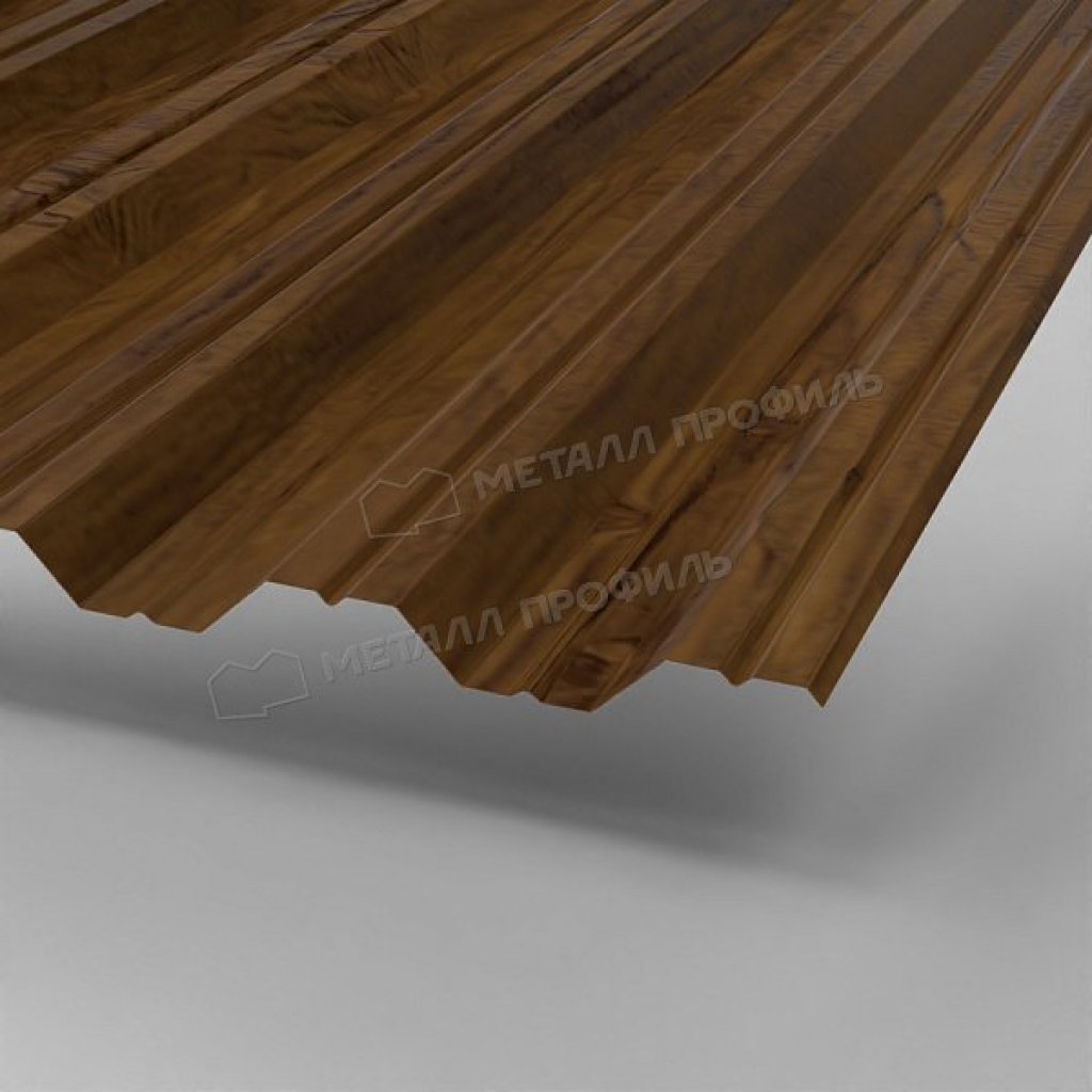 Профлист НС35 A ECOSTEEL T Д-01 0.5 двухсторонний RAL золотой дуб