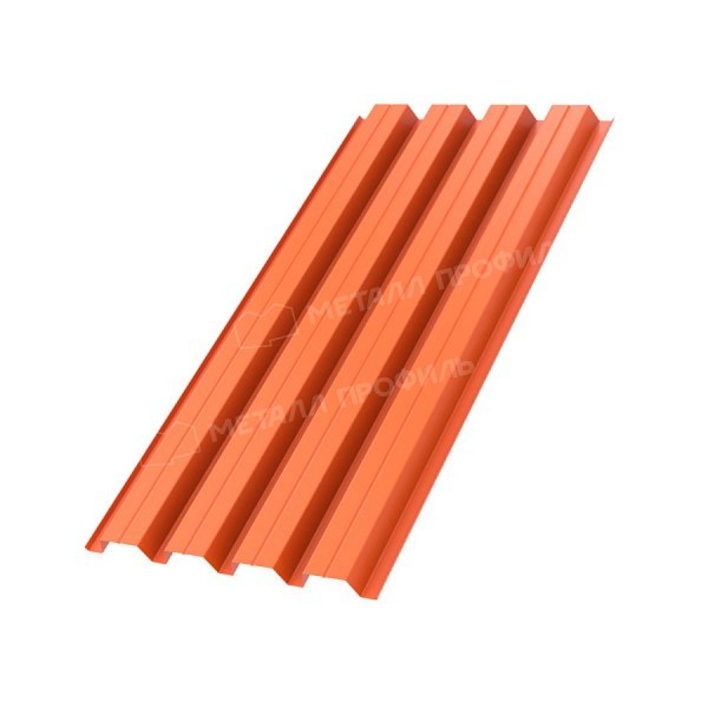 Профлист Н60 B Полиэстер-01 0.7 RAL 2004 чистый оранжевый