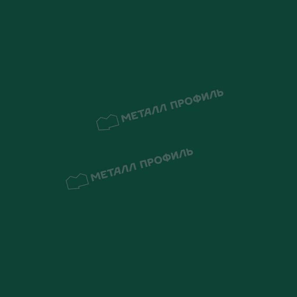 Металлочерепица Трамонтана-M NormanMP ПЭ-01 RAL 6005 Зеленый мох 0.5