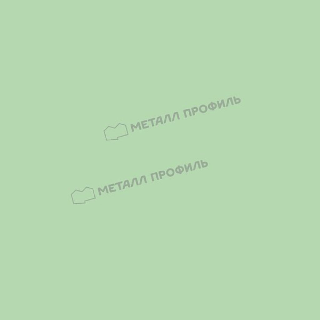 Металлочерепица Монтекристо-X NormanMP ПЭ-01 RAL 6019 Зеленая пастель 0.5