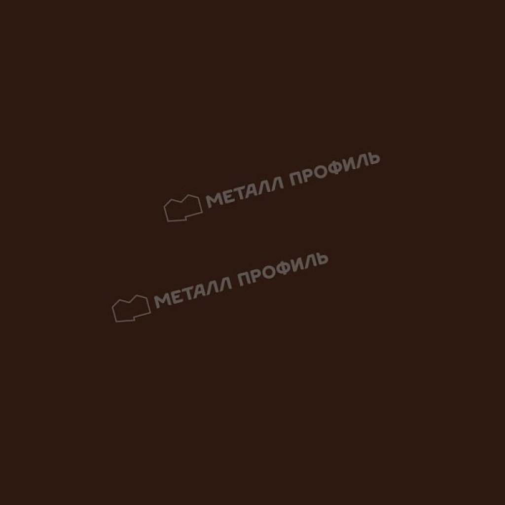 Металлочерепица Трамонтана-M NormanMP ПЭ-01 RAL 8017 Коричневый шоколад 0.5