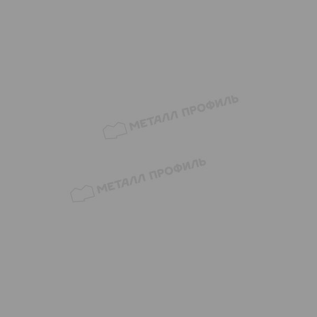 Металлочерепица Монтерроса-X NormanMP ПЭ-01 RAL 9006 Белый алюминий 0.5