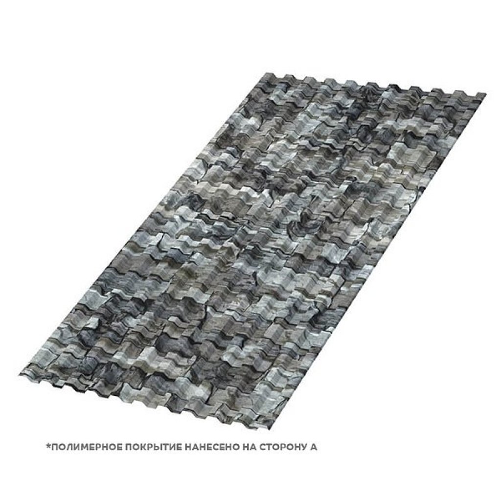 Профлист С21 B ECOSTEEL-01 0.5 RAL белый камень