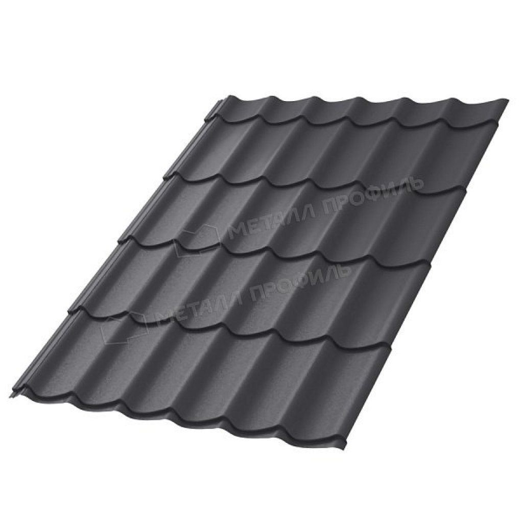 Металлочерепица Ламонтерра VALORI-20 RAL Grey Серый 0.5