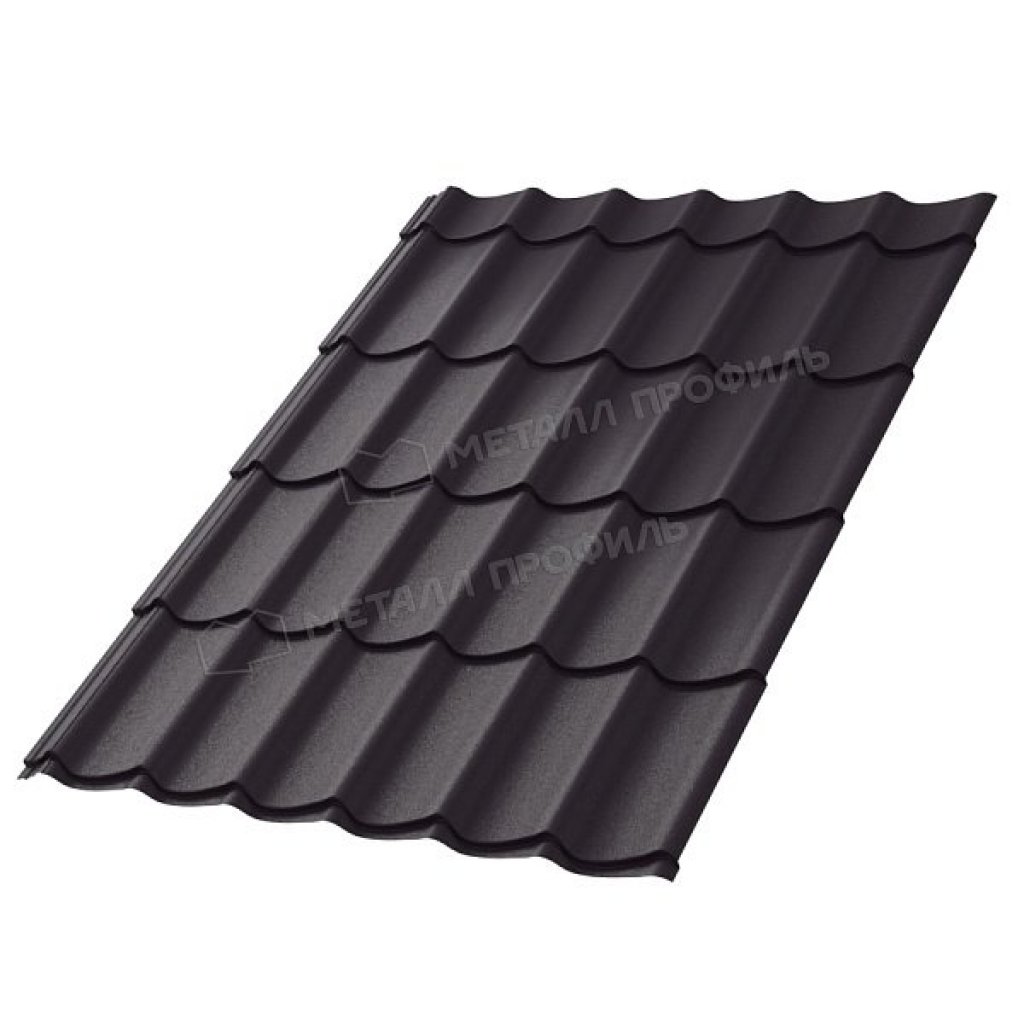 Металлочерепица Ламонтерра VALORI-20 RAL Violet Темно-фиолетовый 0.5