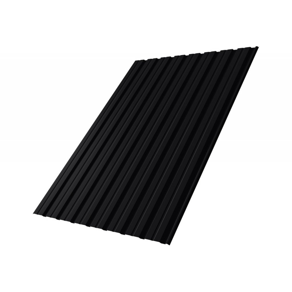 Профнастил С10R 0,45 ПЭ RAL 9005 черный