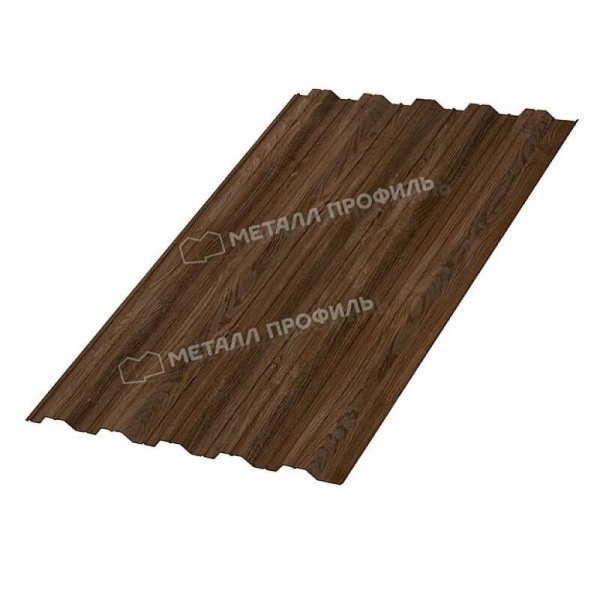 Профлист НС35 B ECOSTEEL-01 0.5 RAL морёный дуб