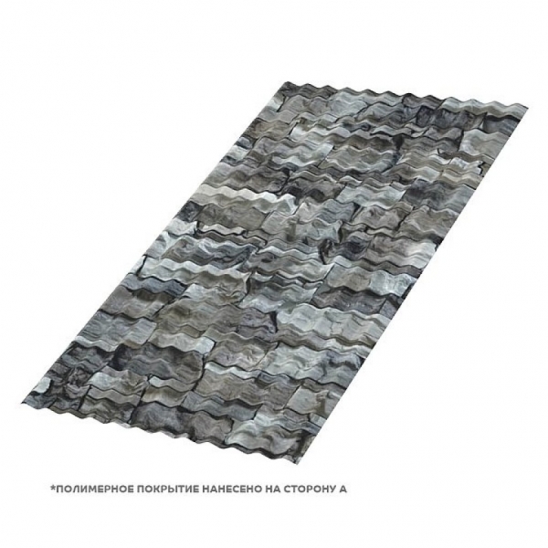Профлист МП18 B ECOSTEEL-01 0.5 RAL белый камень