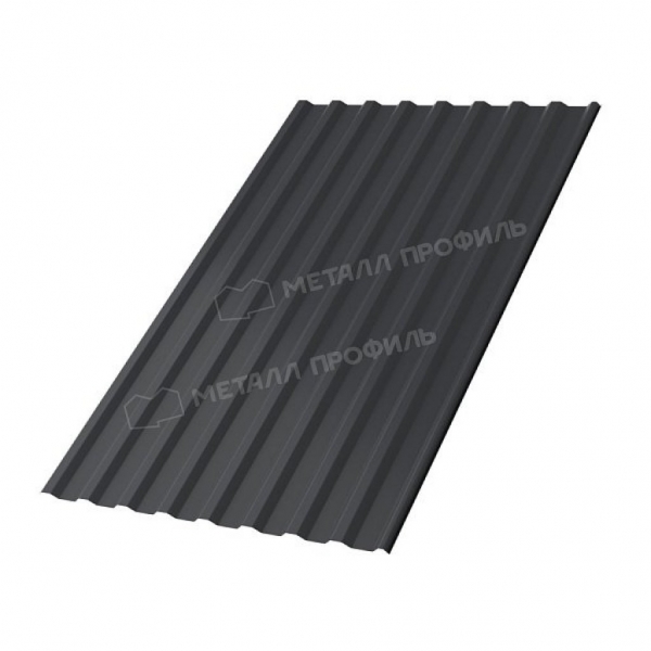 Профлист МП20 R PURMAN-20 0.5 RAL 7024 серый графит