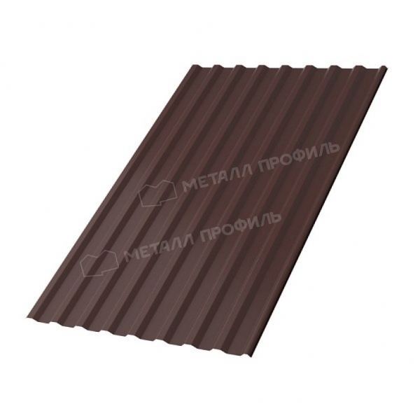 Профлист МП20 R PURMAN-20 0.5 RAL rr32 темно-коричневый