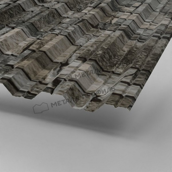 Профлист НС35 A ECOSTEEL-01 0.5 RAL белый камень