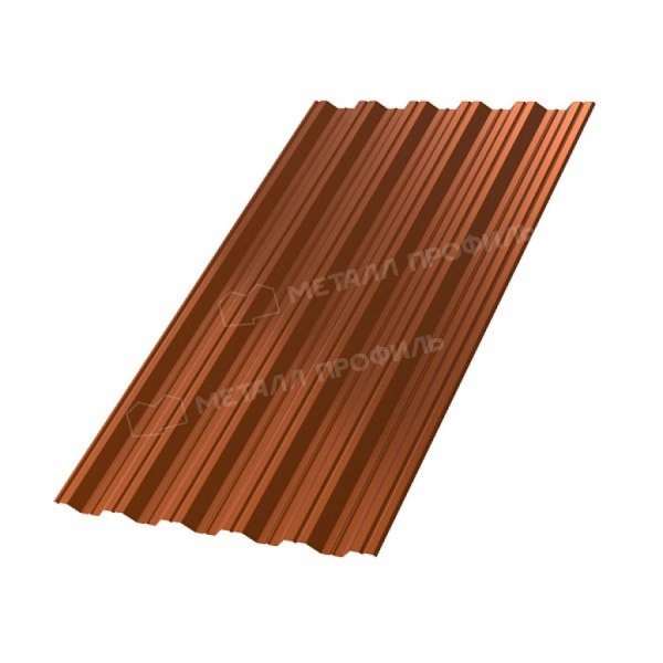 Профлист НС35 A AGNETA Д-03 0.5 двухсторонний RAL copper медный/медный