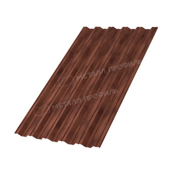 Профлист НС35 A КЛМА-02 0.5 RAL anticato терракотовый