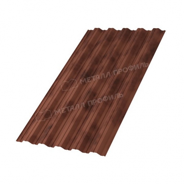 Профлист НС35 B КЛМА-02 0.5 RAL anticato терракотовый