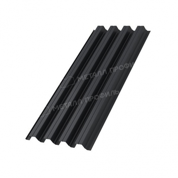 Профлист Н75 B Полиэстер-01 0.7 RAL 7024 серый графит