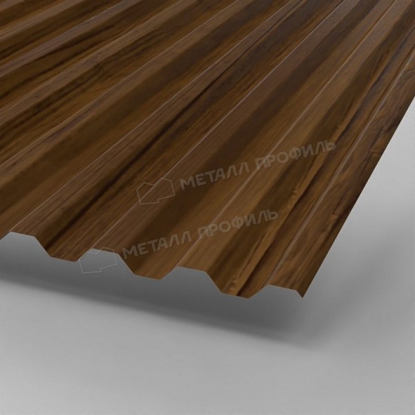 Профлист С21 A ECOSTEEL T Д-01 0.5 двухсторонний RAL золотой дуб