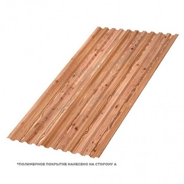Профлист С21 B ECOSTEEL T-01 0.5 RAL кедр