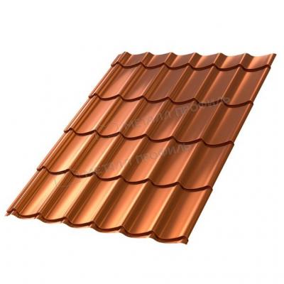 Металлочерепица Ламонтерра AGNETA-20 RAL Copper Медный 0.5