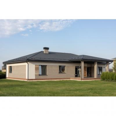 Металлочерепица "Кредо" ("Kredo") в01 0,5 Drap RAL 7024 мокрый асфальт