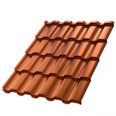 Металлочерепица Монтекристо-XL AGNETA-20 RAL Copper Медный 0.5