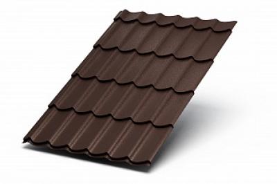 Металлочерепица Макси PURETAN RAL 8017 Коричневый шоколад